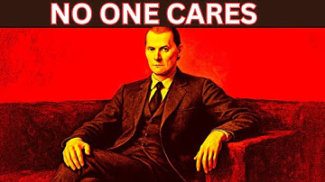 When You Accept No One Cares, Everything Changes   Machiavelli