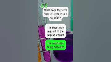 Solutions and Mixtures #sciencefacts #scienceknowledge #quizquestions #sciencequiz