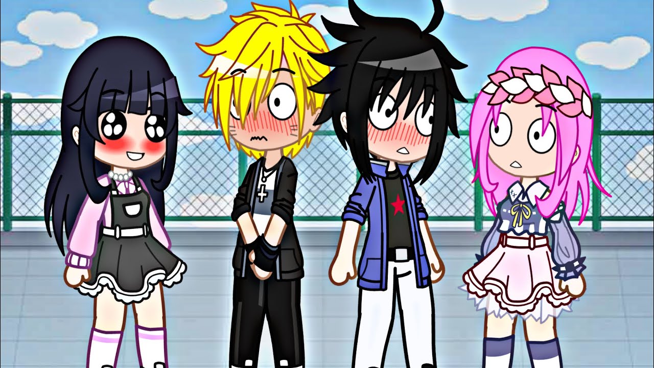 Everyone turning into someone they like || Gacha club || Meme || Naruto ||TrendNaruhina || Sasusaku