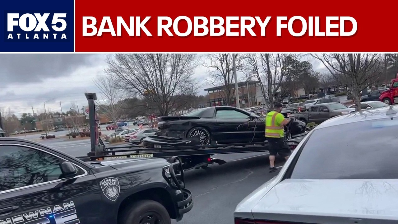 Bank robbery suspect caught after high-speed crash | FOX 5 News
