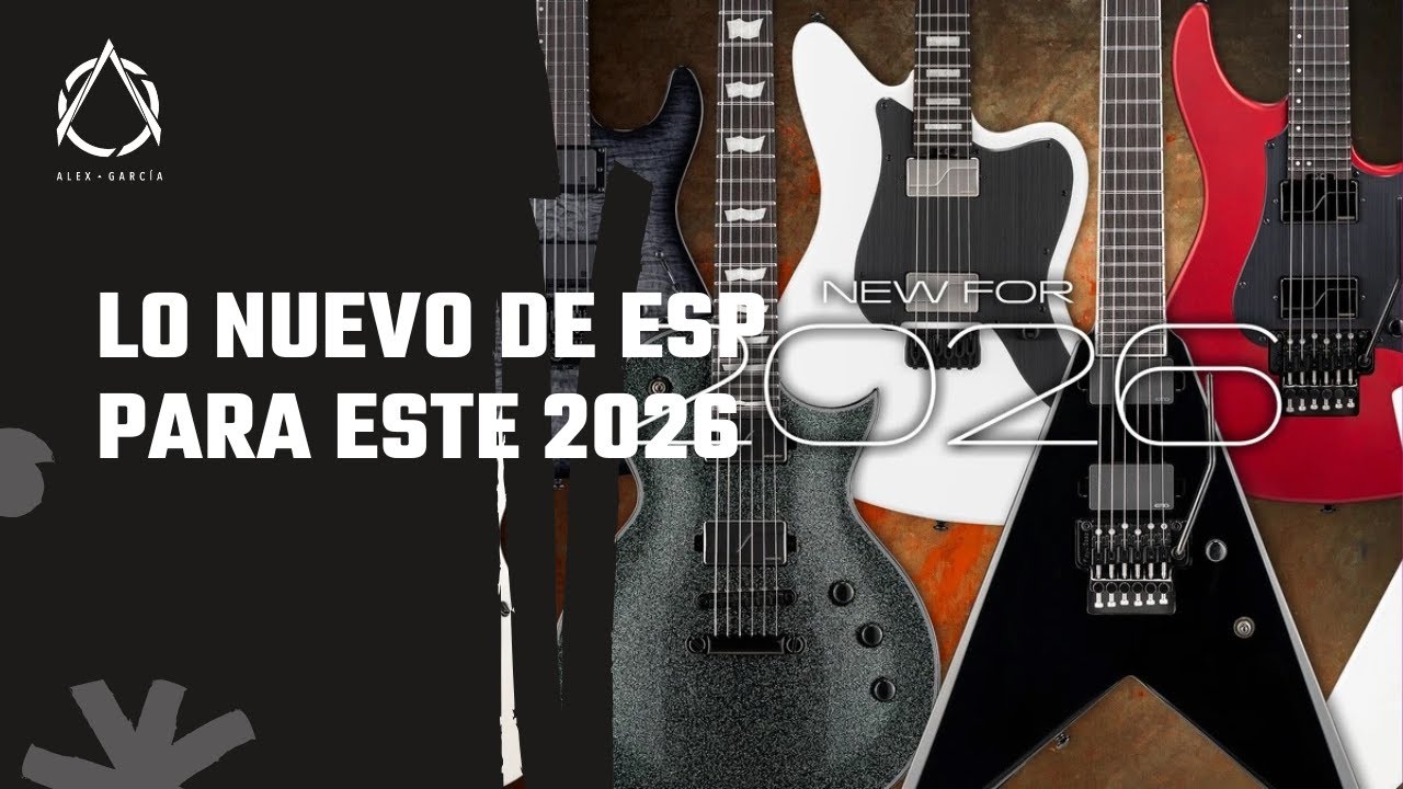 Nuevos modelos de ESP Guitars 🎸 para este 2026 🔥🔥🔥