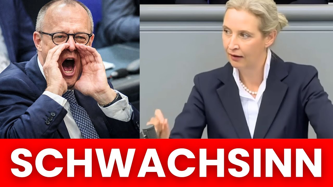 💥 PLÖTZLICH BRÜLLT MERZ IN AFD REDE REIN! 💥 AUSGERECHNET ALS ALICE ÜBER BERLIN SPRICHT!