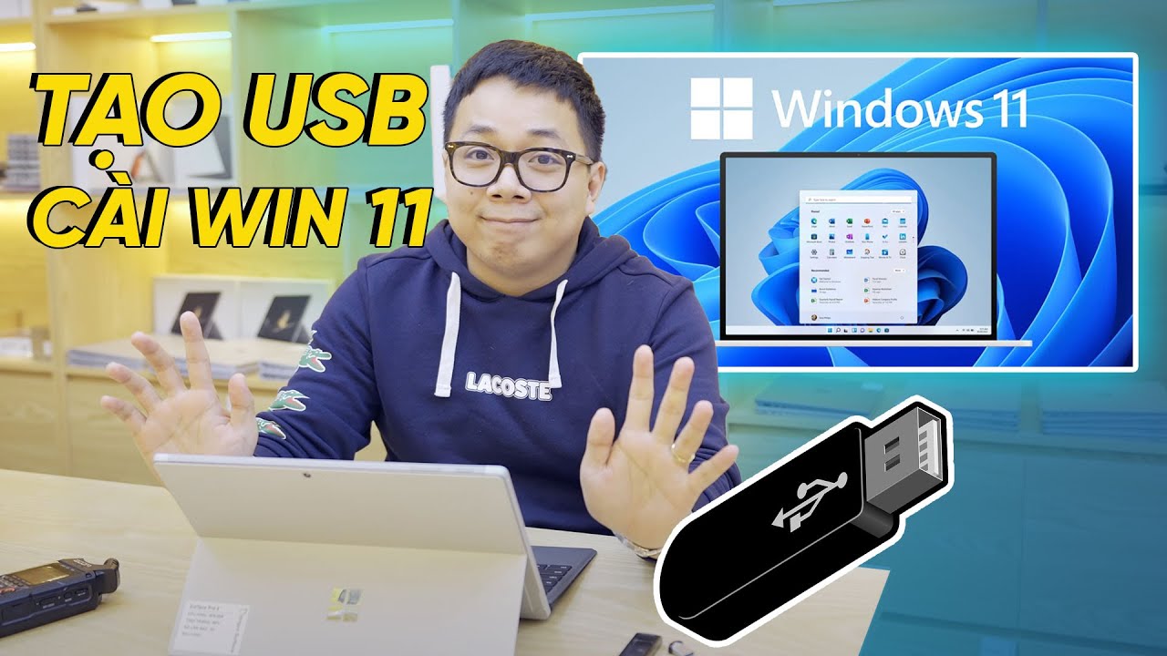 Tạo USB cài win 11 cho Surface |Thủ thuật Surface