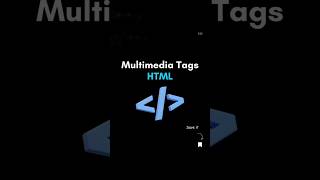 HTML Multimedia Tags Explained in Hindi | Audio Video Tag | HTML Tutorial #html #htmltags #devloper