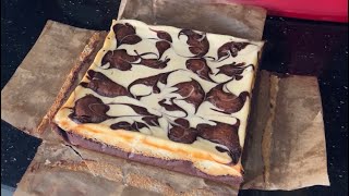 İki̇ Lezzet Bi̇r Arada Brownie Cheesecake