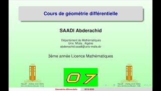 geodiff cours sci7