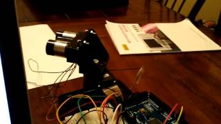 LIDAR-Lite scanner mounted on AX-12 servo