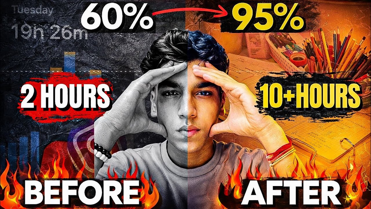 How I study for 12 HOURS without getting tired(you can too).