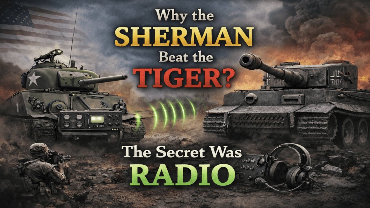 Why the SHERMAN Beat the TIGER: The Secret Wasn’t Armor… It Was RADIO