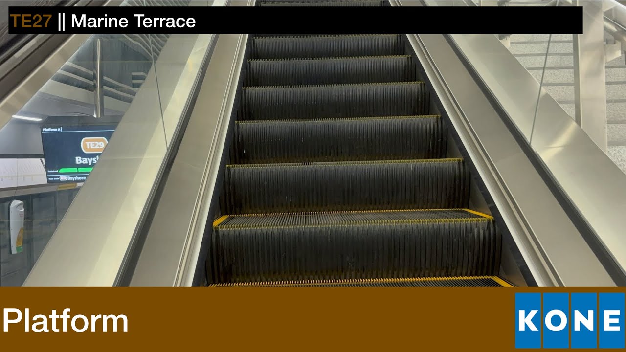 Marine Terrace MRT Station || Kone Escalator (Platform)