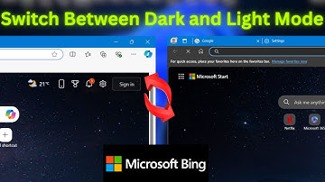 How to Switch Between Dark and Light Mode in Microsoft Bing on PC