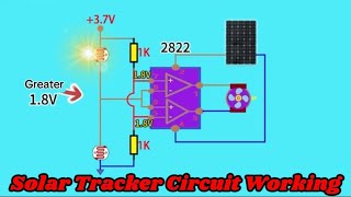 Solar Tracker Circuit Working 3D Animation Electronics Projects