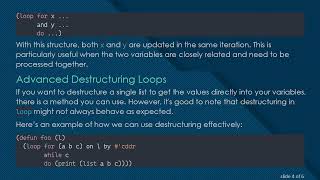 Mastering Multivariable Loops in Common Lisp