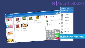 Modern UI Point Of Sale (PoS) - C# WinForms