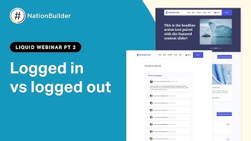 Logged In vs Logged Out with NationBuilder