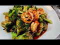 SUPER EASY Garlic Black Bean Shrimp &amp; Broccoli 黑豆酱虾和西兰花 Chinese Prawn Stir Fry in Sauce Recipe