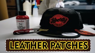 HOW TO MAKE A LEATHER PATCH HAT