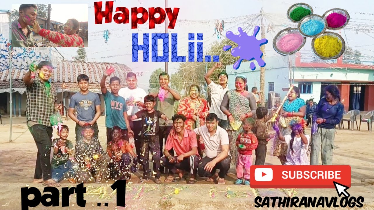 होली 🫟 celebration का पहला ब्लॉग ।। मजा n aaye toh kehna 😄 subscribe kr k jarur jae ..👍🫶💓🫟