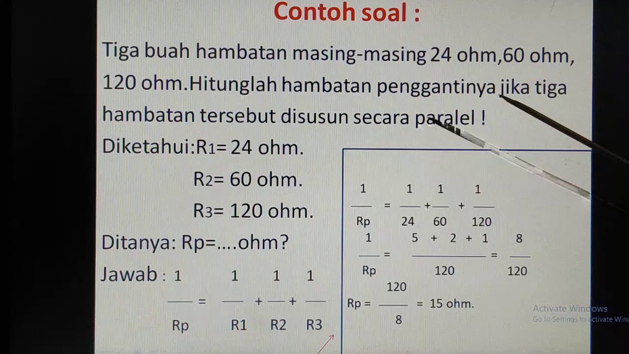 RANGKAIAN PARALEL 1 - YouTube