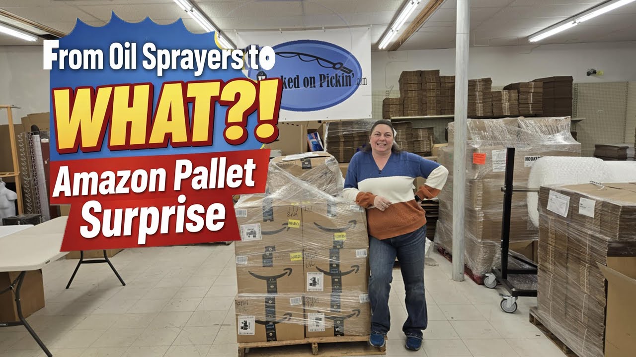 From Oil Sprayers to WHAT?! Amazon Pallet Surprise
