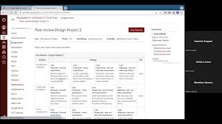 Peer review walkthrough