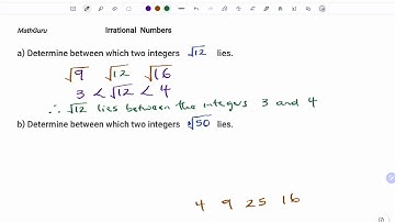 Finding Between which Consecutive Integers a Square/Cube Root Lies