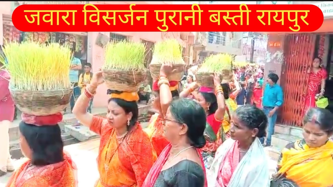 javara visrjan raipur || 2024 ॥ जवारा विसर्जन रायपुर || 2024 ज्योत # ...