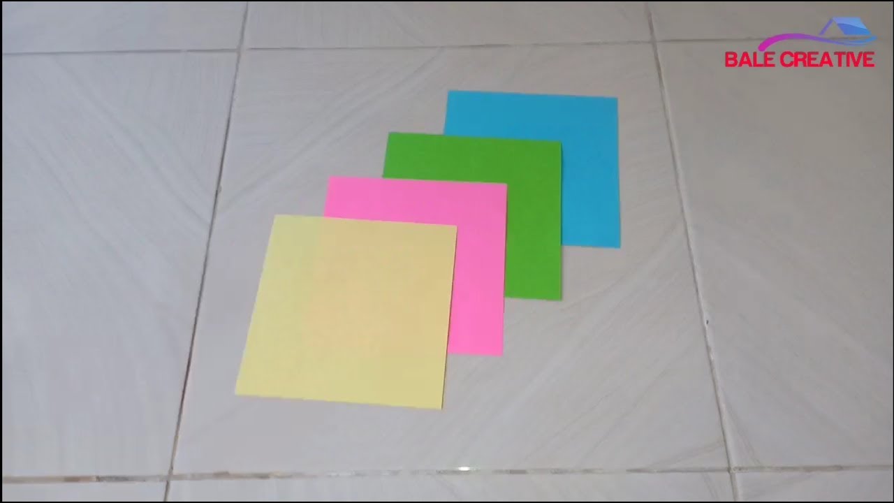 DIY Ide Kreatif  Kerajinan  Kertas Origami  Untuk Anak TK 