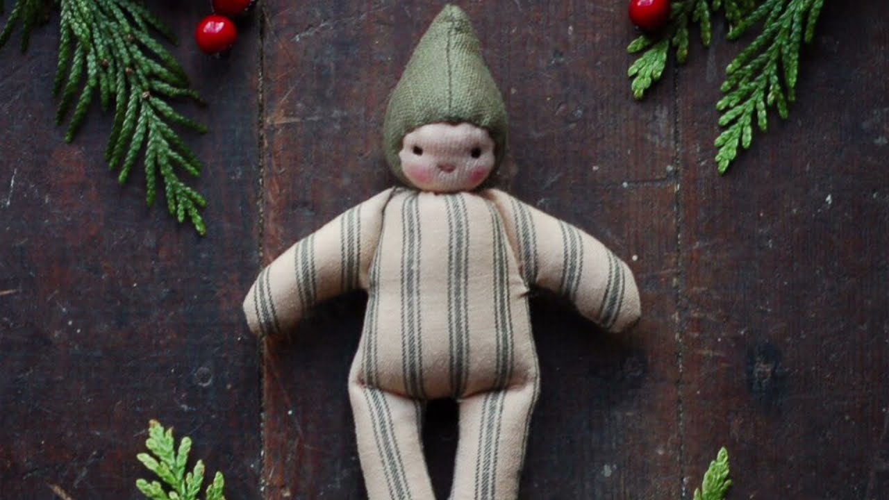 Ticking gnome - Waldorf doll tutorial