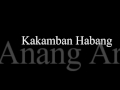 Lagu Banjar Kakamban Habang Cipt Anang Ardiansyah