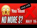 የዩቲብ አዲስ ህጎች|YOUTUBE’S NEW POLICY STARTING JULY 15/2025!?|BREAKING NEWS