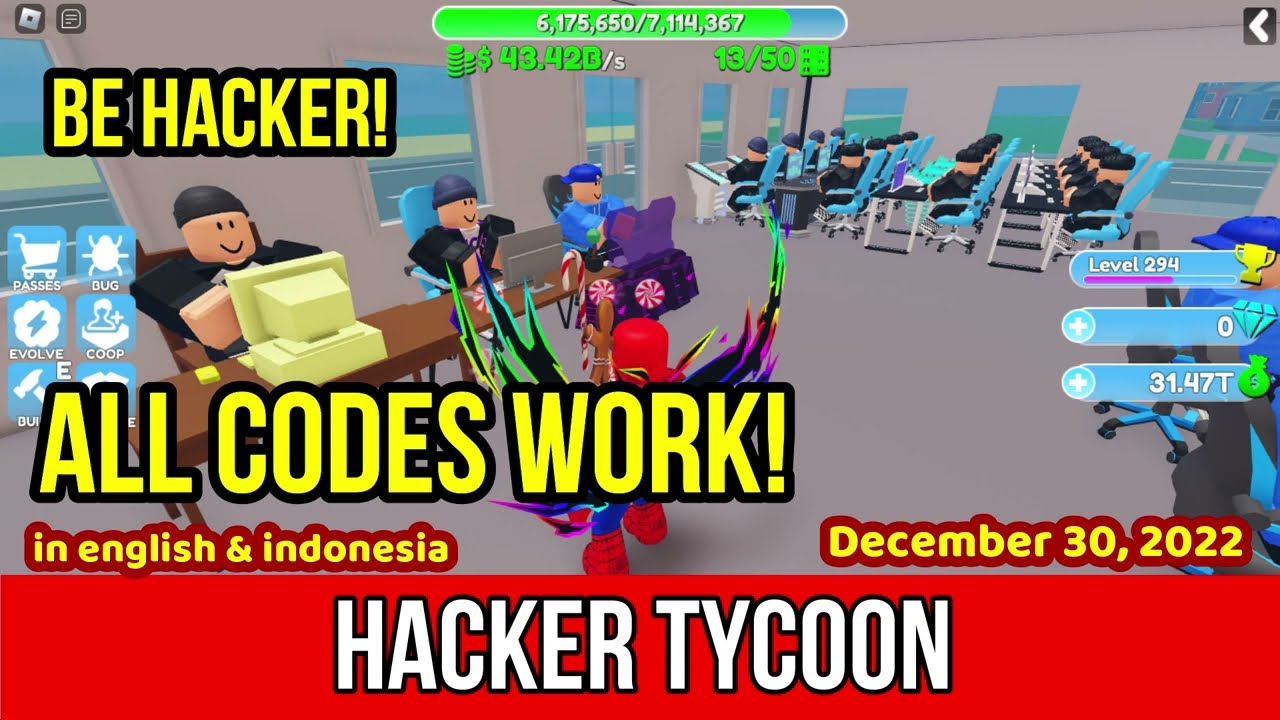 👨‍💻🔥 [New!] Hacker Tycoon 2🔥👨‍💻 - Roblox