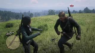 Rdr2 - A glitchy fight