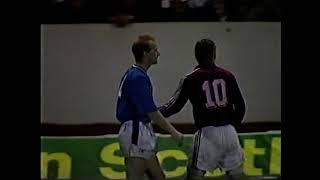 Rangers 2 Sparta Prague 1 European Cup 1st Round 2nd Leg October 2nd 1991