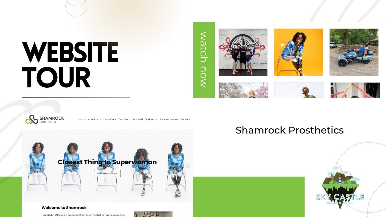 Website Tour: Shamrock Prosthetics