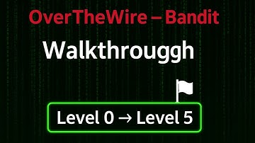 OverTheWire Bandit Walkthrough | Level 0 → Level 5