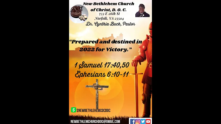 Dr. Cynthia Buck, "Prepared and destined in