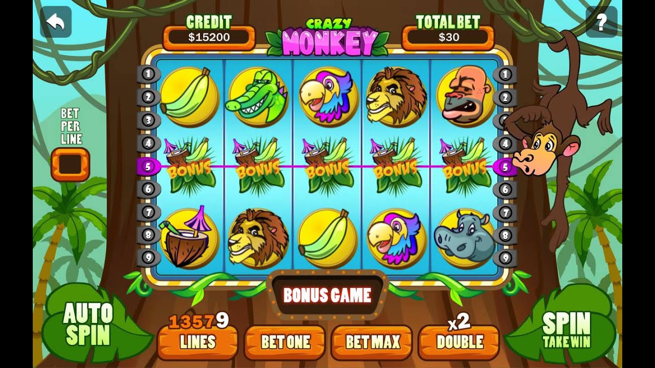 Crazy monkey slot game assets, 2D Textures & Materials