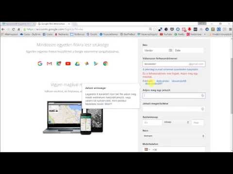 Google fiók létrehozása gyereknek