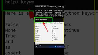 Using help() commands in CMD of Python?viral trending python command