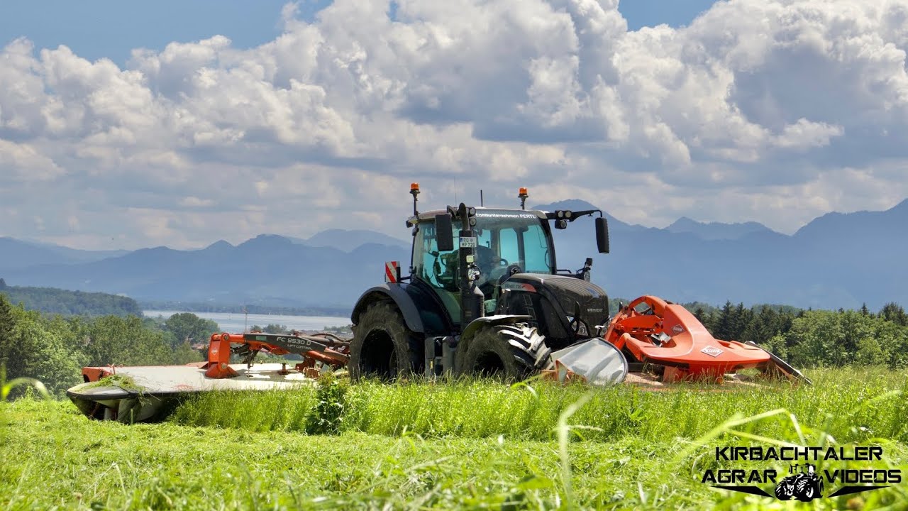 2. Schnitt 2022 beim Lohnunternehmen Pertl mit Fendt 720 Black Beauty | Chiemsee Tour 2022 | Teil 1