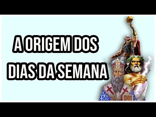 A Origem Dos Dias Da Semana em Inglês, PDF, Thor