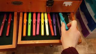 Fountain pen and ink storage Nov 2020 @katebtps