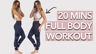 20 MIN FULL BODY WORKOUT | At Home & Equipment Free!