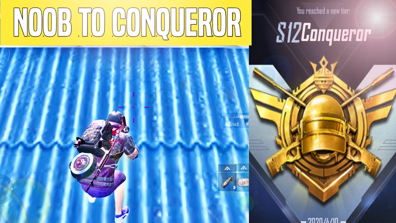 NOOB JOURNEY TO CONQUEROR | STORY OF A NOOB CONQUEROR | PUBG MOBILE
