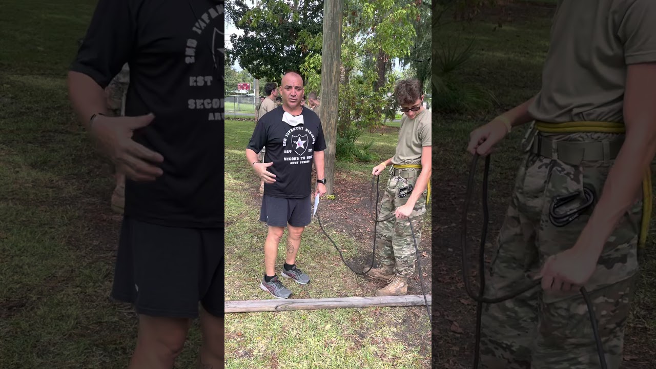 Alternate knot - wireman’s knot for one rope bridge