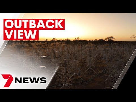 Construction of world's biggest radio telescope in western australia | 7news