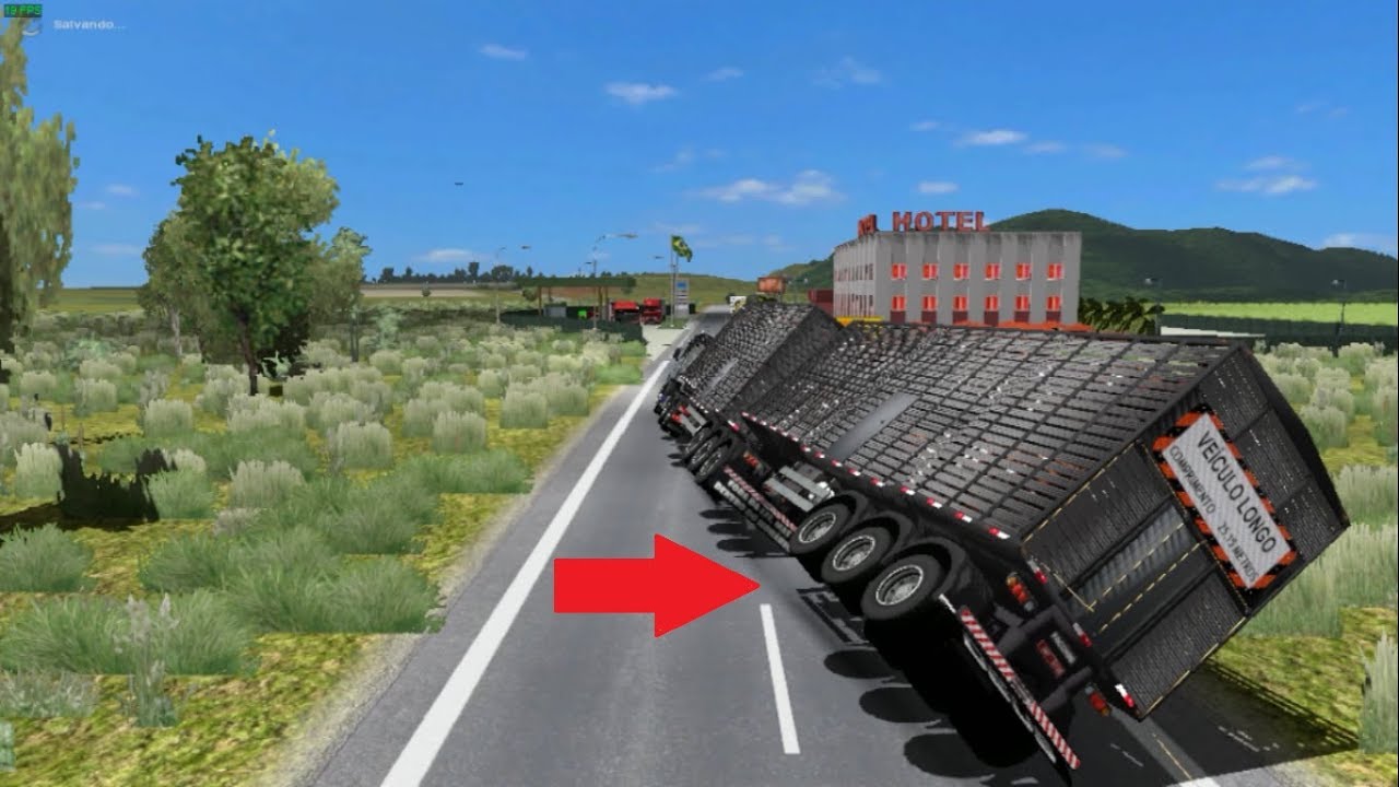 QUEBRA DE ASA  2018 com SCANIA R440 no bitrem  ao Som do DJ WAGNER