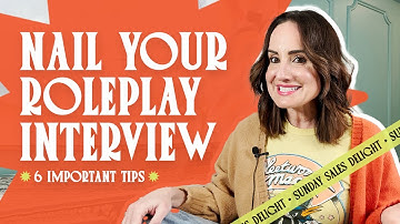 Ask a CRO: 7 Tips for Nailing Your Sales Roleplay Interview | Sunday Sales Delight