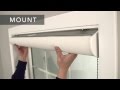 How to Install Solar/Roller Shades with Continuous-Loop Lift and Cassette Valance – Inside Mount